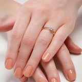 Myra Crossover Classy Diamond Ring