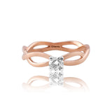 Myra Crossover Classy Diamond Ring