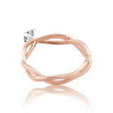 Myra Crossover Classy Diamond Ring