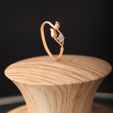 Lotus Elegance Diamond Ring