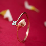 Dreamy Floral Diamond Ring