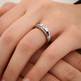 Seraphic Waltz Dual Tone Diamond Ring