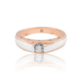 Seraphic Waltz Dual Tone Diamond Ring