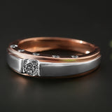 Seraphic Waltz Dual Tone Diamond Ring