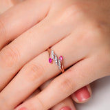 Enigmatic Echoes Diamond Ring