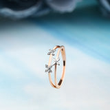 Layered Butterfly Cascade Ring