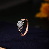 Intertwined Roots of Love Diamond Ring
