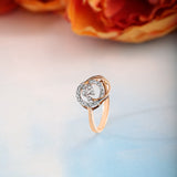 Radiant Blooms Diamond Ring