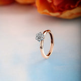 Floral Harmony Diamond Ring