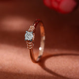 Serene Sparkle Solitaire Ring