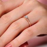 Serene Sparkle Solitaire Ring