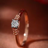Serene Sparkle Solitaire Ring