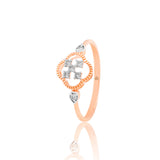 Blissful Quatrefoil Pear Diamond Ring
