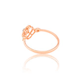 Blissful Quatrefoil Pear Diamond Ring