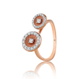 Wheels of Flare Diamond Ring