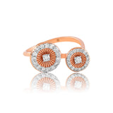 Wheels of Flare Diamond Ring