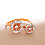 Wheels of Flare Diamond Ring