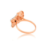 Whimsical Twist of Oasis Diamond Ring