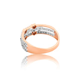 Tri-Vine of Radiance Diamond Ring
