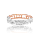 Brilliant Mosaic Eternity Diamond Band