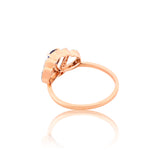 Oceanic Halo Stardust Diamond Ring
