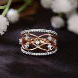 Interlace Elysium Cut-out Diamond Ring
