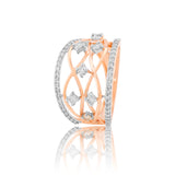 Interlace Elysium Cut-out Diamond Ring
