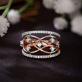 Interlace Elysium Cut-out Diamond Ring