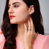 Regal Ruby Crown Diamond Ring