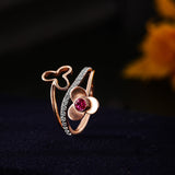 Mystical Meadow Minuet Diamond Ring