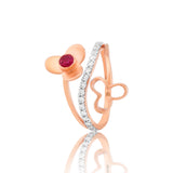 Mystical Meadow Minuet Diamond Ring