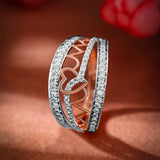 Heartstring Symphony Diamond Ring
