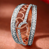 Heartstring Symphony Diamond Ring