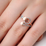 Cosmic Ballet Diamond Ring