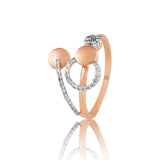 Cosmic Ballet Diamond Ring