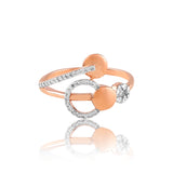 Cosmic Ballet Diamond Ring