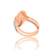 Intricate Sapphire Splendor Diamond Ring
