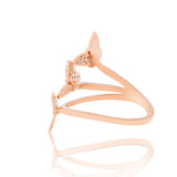 Heavenly Layered Butterfly Diamond Ring