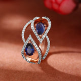 Elysian Twirl Diamond Ring