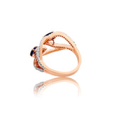 Elysian Twirl Diamond Ring