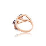 Elysian Twirl Diamond Ring