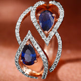Elysian Twirl Diamond Ring