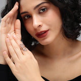 Divine Whorls Diamond Ring
