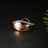 Eclipse Curvy Flow Diamond Ring