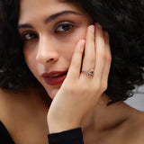 Eclipse Curvy Flow Diamond Ring