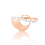 Eclipse Curvy Flow Diamond Ring