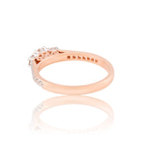 Timeless Trio Pave-Set Diamond Ring