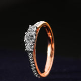 Timeless Trio Pave-Set Diamond Ring