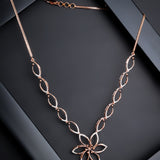 Edgy Angel Droplet Diamond Necklace