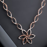 Edgy Angel Droplet Diamond Necklace